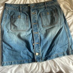 Jean skirt size 12